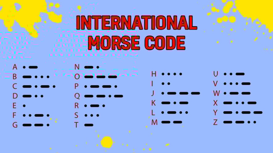 A Morse Code Alphabet
